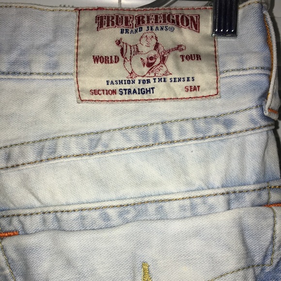 Men’s size 34 True Religion Ripped Jeans - Picture 2 of 7